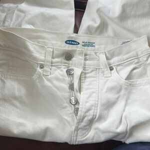 Old Navy Sky High OG white jeans